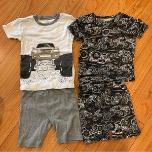 Carter's Monster Trucks Short Sleeves and Shorts Pajamas Sets 5/5A